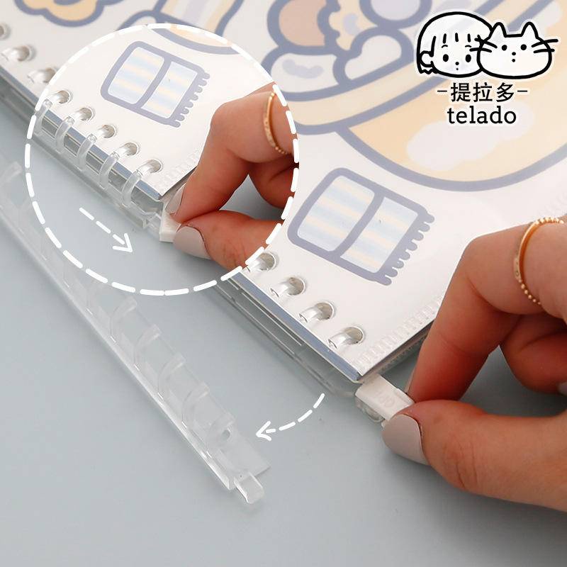 ⭐ iLado ⭐  telado sổ tay tài khoản tay sáng tạo dễ thương vở kẻ ngang sổ ghi chép notebook binder a5 sổ ghi chép sổ tay ghi chép vở lò xo kẻ ngang sổ lò xo kẻ ngang marker học văn phòng phẩm sổ ghi chú sticker sổ ghi chú mini tập vở