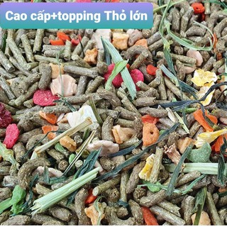 Cỏ nén Ngon mix nhiều Topping cho Thỏ