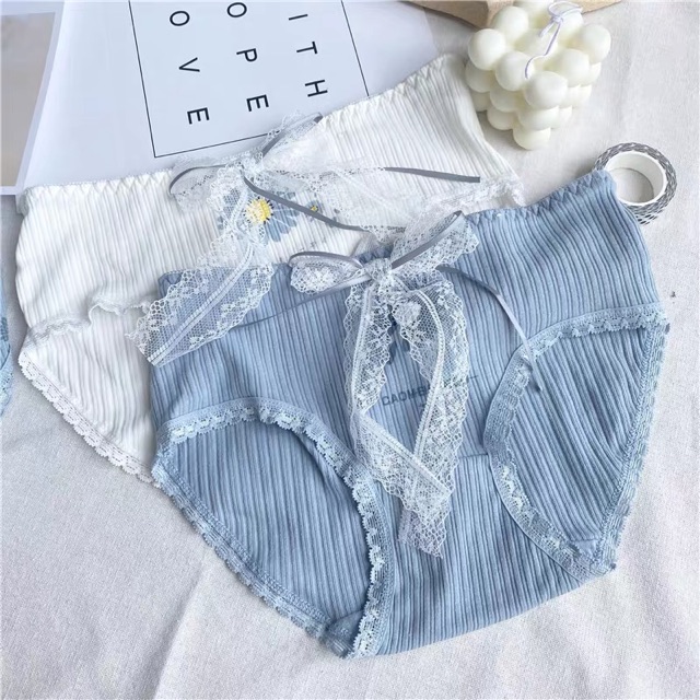 Quần lót nữ, quần lót cotton hoa cúc dễ thương siêu hot QC97