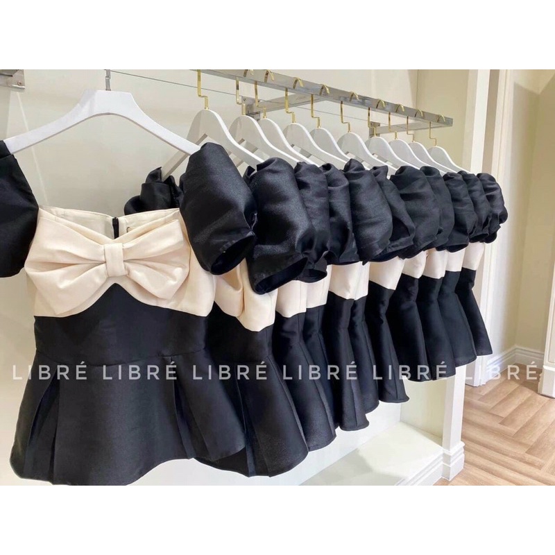 [Shop Nàng Béo 50kg-90kg] Áo peplum nơ mặc Tết, đi tiệc, công sở - size M/L/XL/XXL