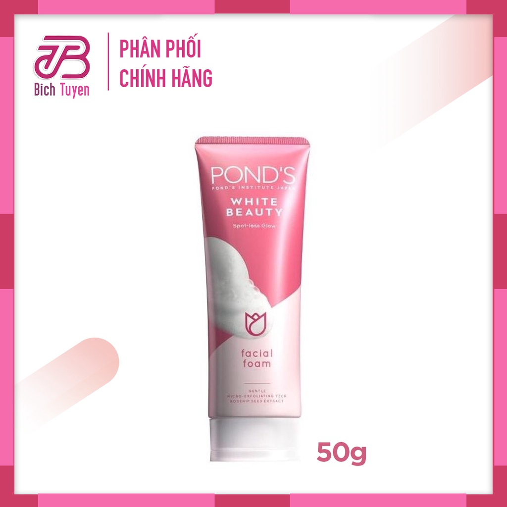 Sữa Rửa Mặt Trắng Hồng POND'S WHITE BEAUTY / BRIGHT BEAUTY 50g - 100g BT Cosmetic