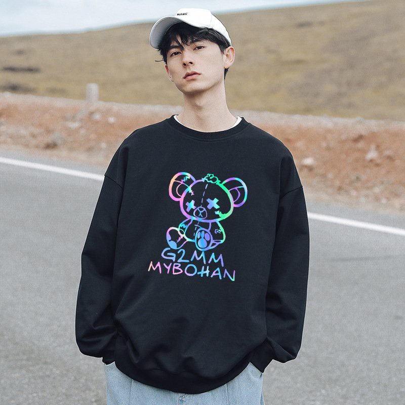 Áo Sweater Gấu Rách Phản Quang Unisex Freesize Dưới 75 Kg AS62 | BigBuy360 - bigbuy360.vn