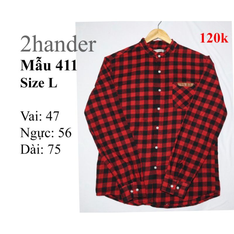 3 áo flannel 2hand (Inbox shop để chọn mẫu) | BigBuy360 - bigbuy360.vn