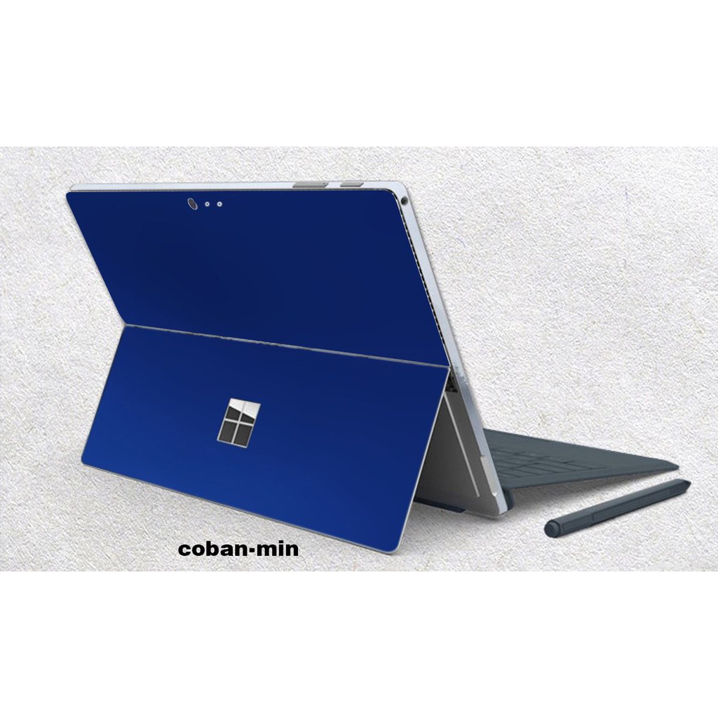 Skin dán Aluminum Chrome xanh dương coban mịn cho Surface Go, Pro 2, Pro 3, Pro 4, Pro 5, Pro 6, Pro 7, Pro X