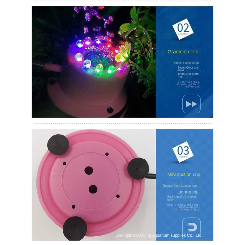 Đèn Trang Trí Bể Cá Màu Sắc Sinh Động