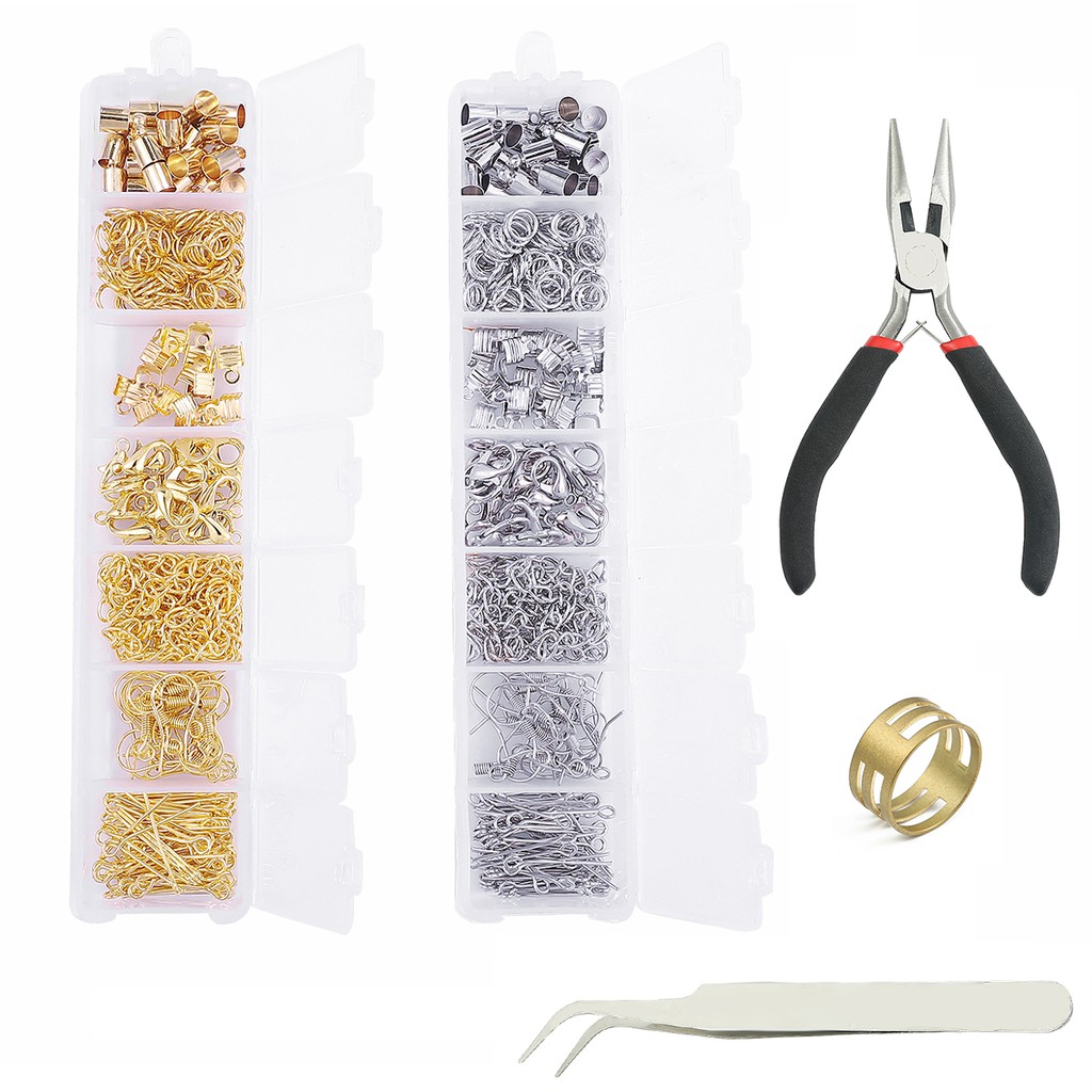 BEADIA Hàng Mới Về Bộ Phụ Kiện Làm Trang Sức Bằng Kim Loại Thời Trang DIY Cho Nữ
