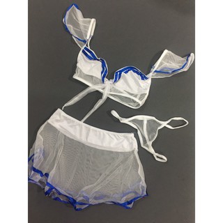 Đồ ngủ cosplay thủy thủ trong suốt