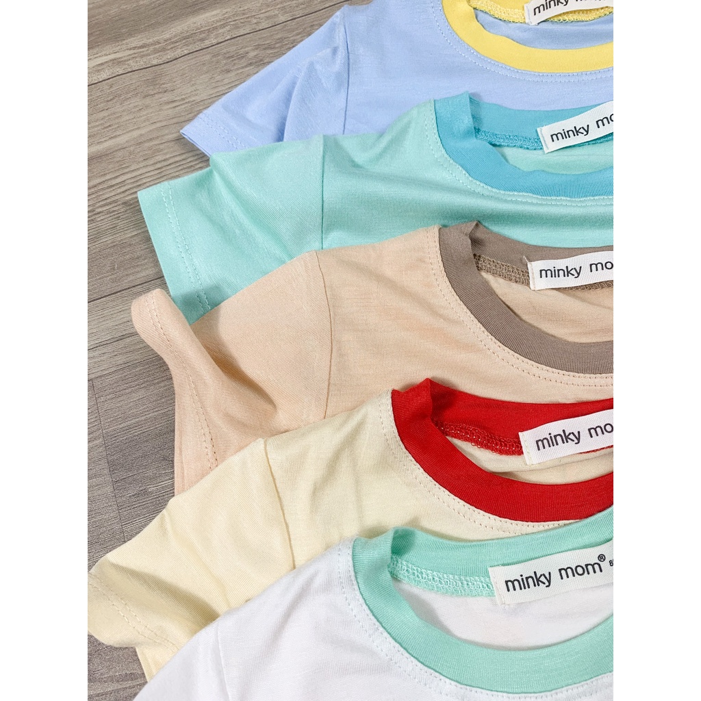 [SALE] Bộ Cộc Tay Cho Bé Trai, Bé Gái Minky Mom Vải Thun Lạnh Hoạ Tiết Hươu Cao Cổ,  Đồ Bộ Cho Bé Mặc Nhà MKM2227