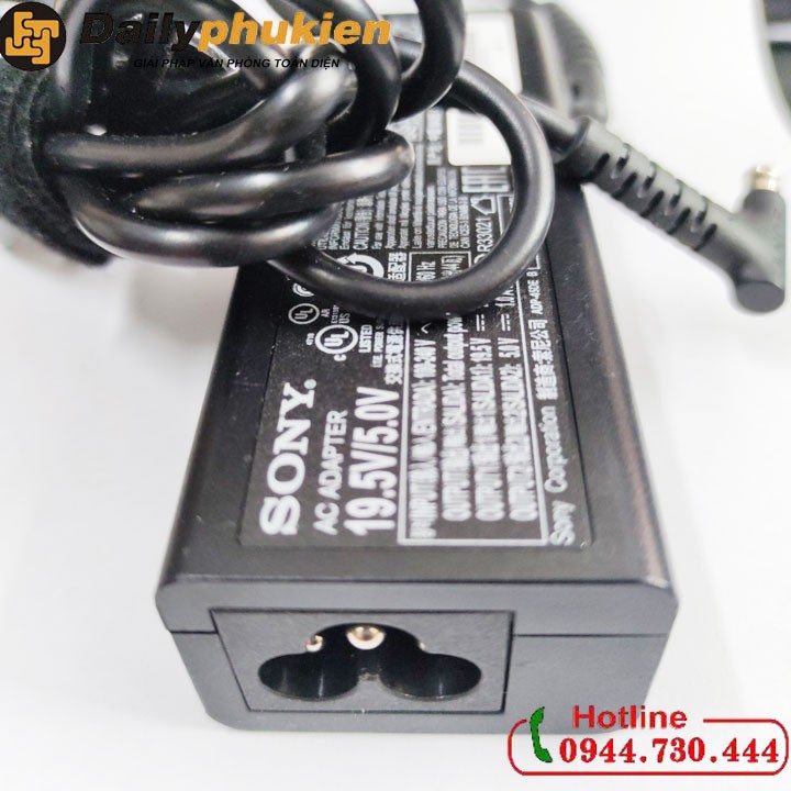 Sạc laptop sony 19.5v 2a đầu hít nam châm