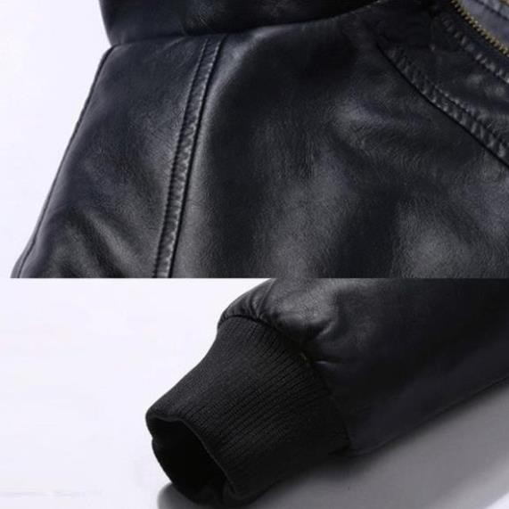 Áo khoác da lót lông 105. Áo khoác da nam | BigBuy360 - bigbuy360.vn