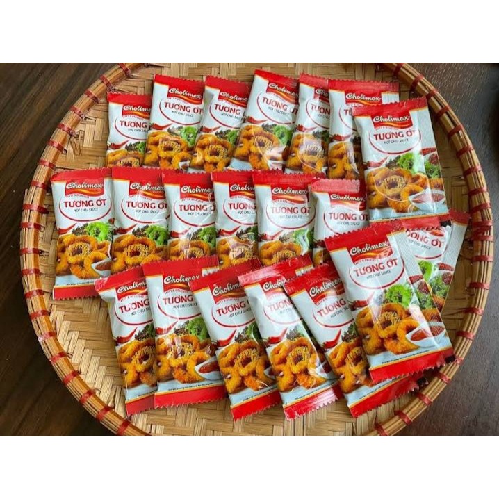 Thùng tương ớt / tương cà cholimex gói 10gr