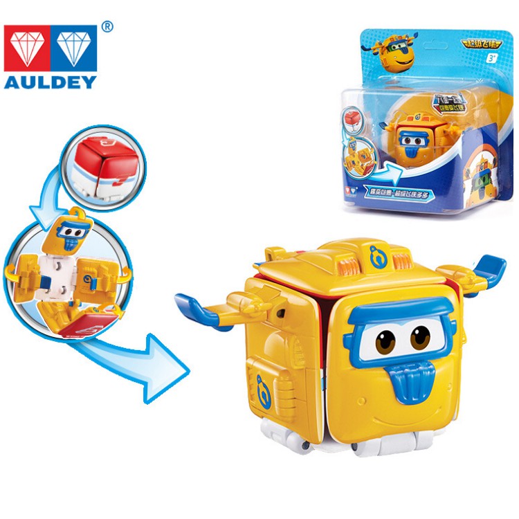 Super wings hộp biến hình Donnie xây dựng đồ chơi đội bay siêu đẳng