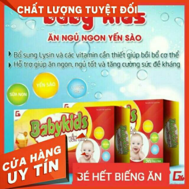 BabyKid yến sào - ăn ngủ ngon hơn