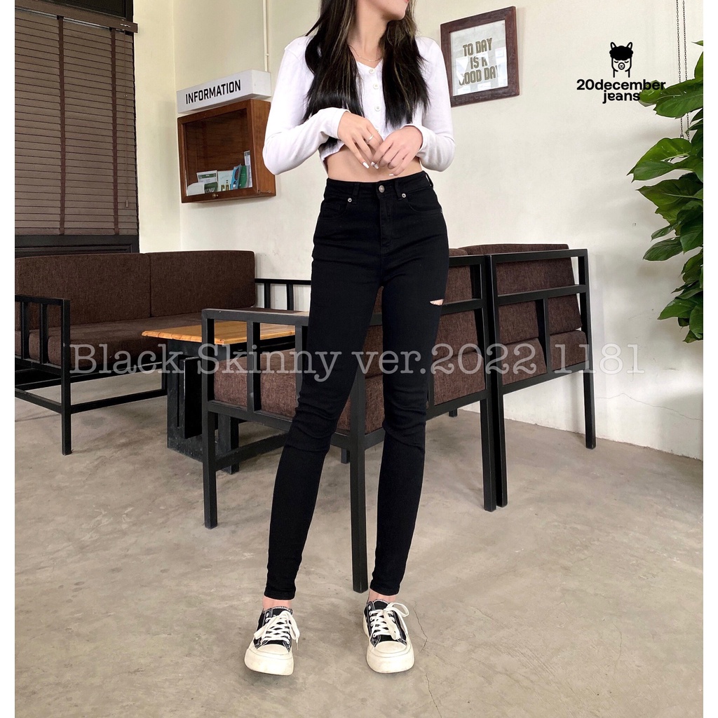 Quần BLACK SKINNY ver.2022 20decemberjeans mã 1181