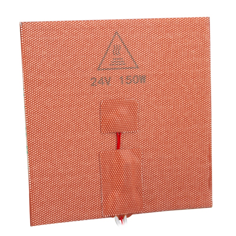 Tấm Silicon Nhiệt 150mm X 150mm 150W 12V / 24V Cho Máy In 3D