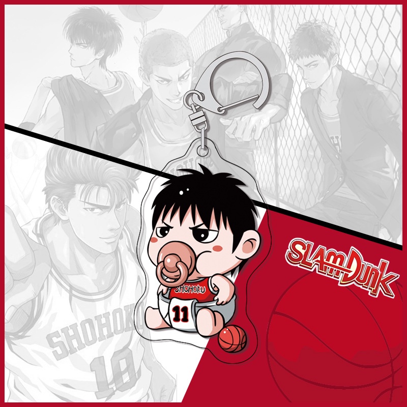 Móc Khóa Nhựa Acrylic Hình Nhân Vật Trong Slam Dunk Dễ Thương