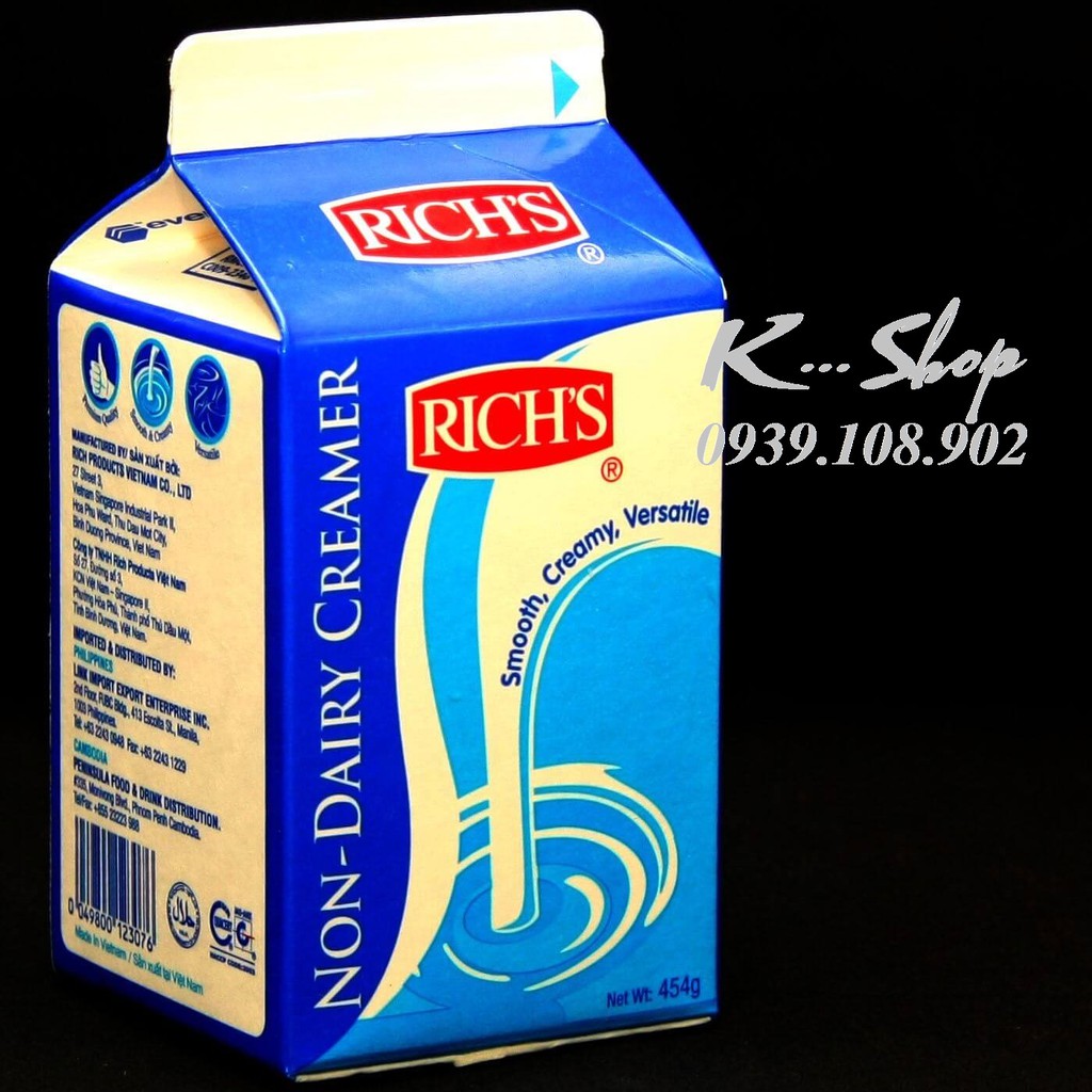 KEM BÉO THỰC VẬT RICH'S LÙN 454G