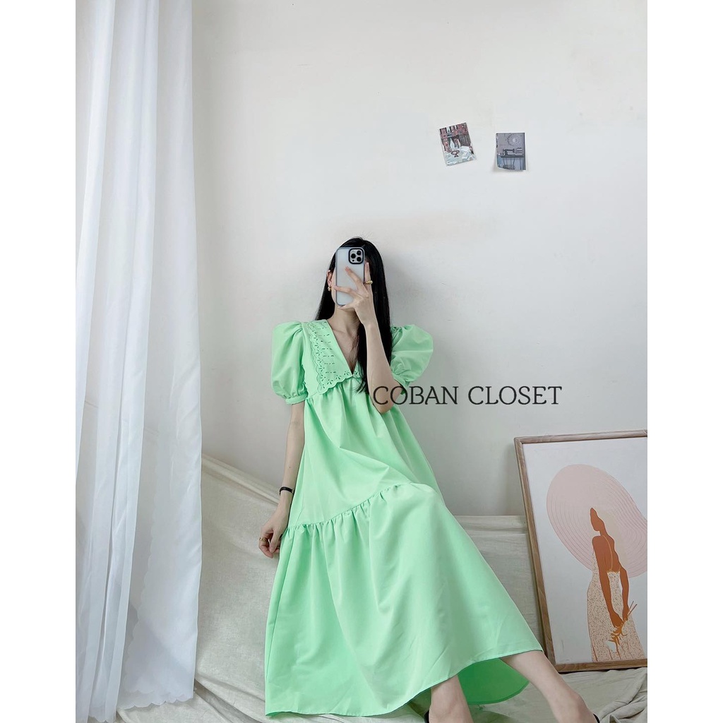 ĐẦM SUÔNG CỔ HỌA TIẾT