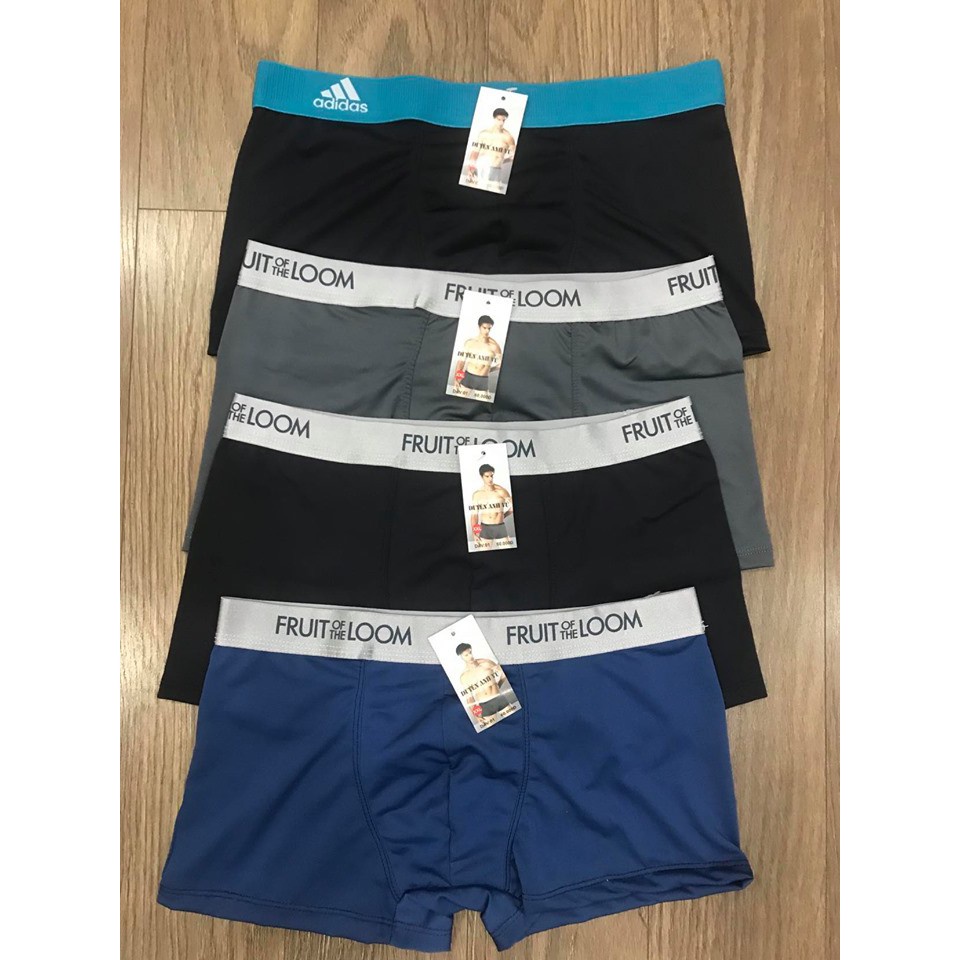 Quần lót nam co dãn màu đẹp, quần sịp nam đùi tam giác chất cotton thông hơi giao ngẫu nhiên màu DiHu fashion