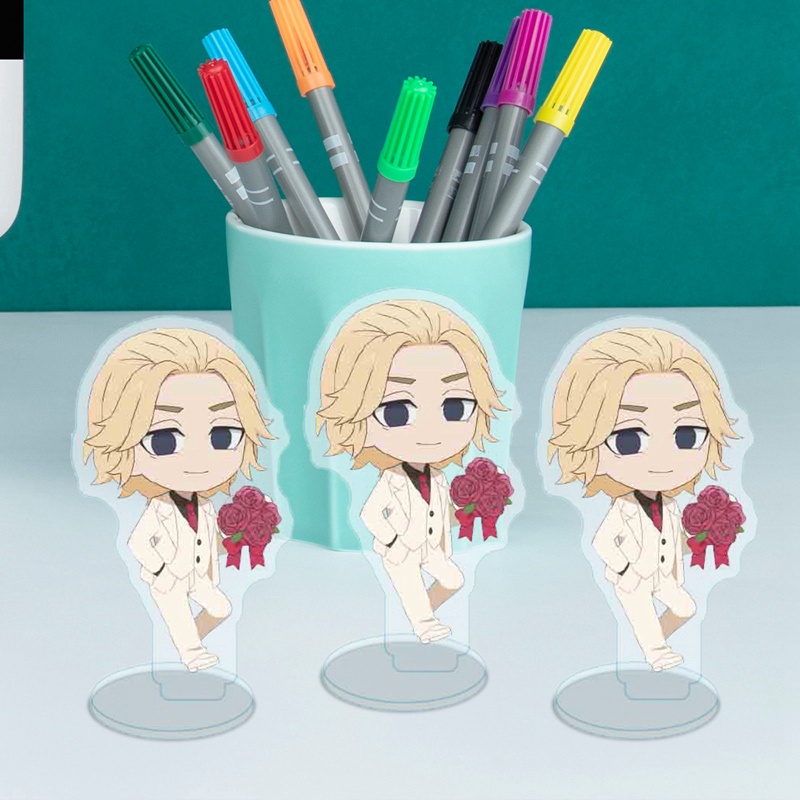 Mô hình sưu tập quạt đứng hóa trang nhân vật anime Tokyo Revengers bằng acrylic độc đáo