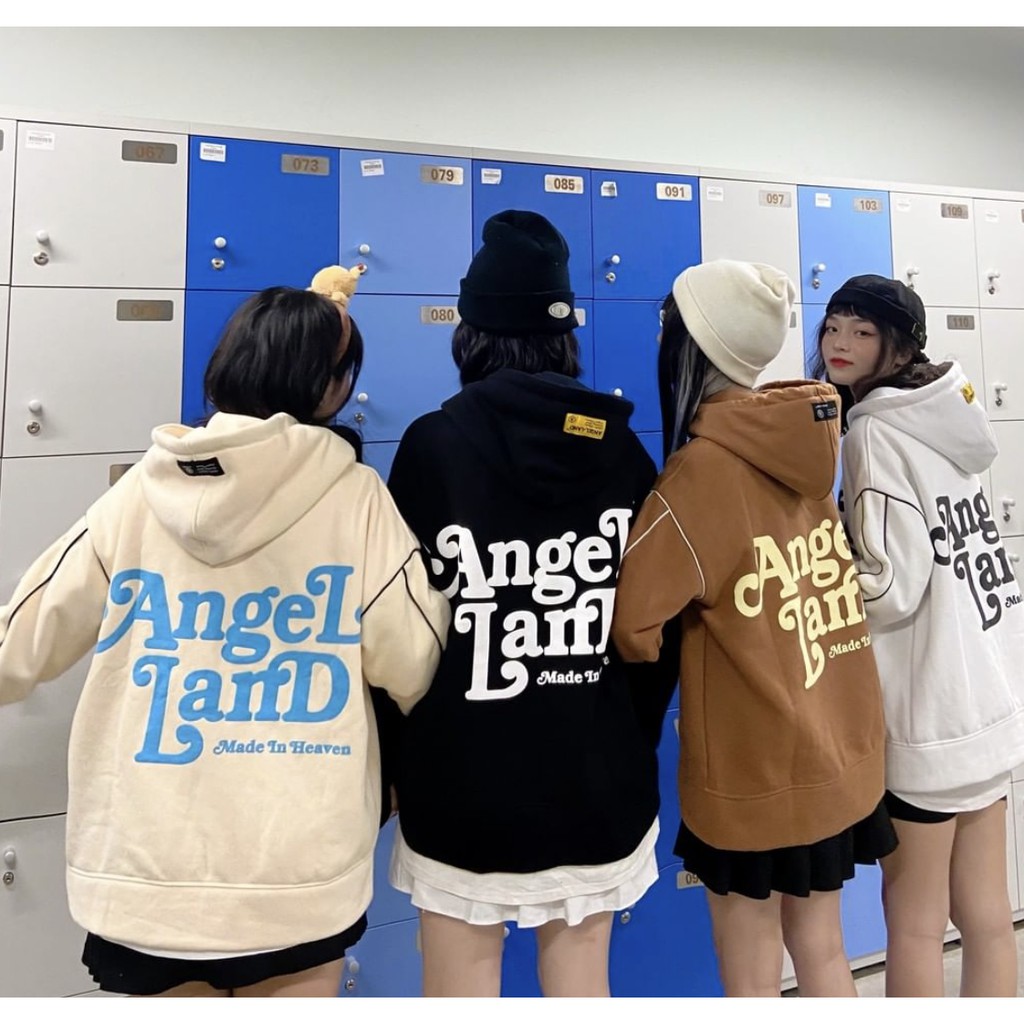 Áo hoodie Basic Line Nâu Angel-Land Chính hãng Unisex | BigBuy360 - bigbuy360.vn