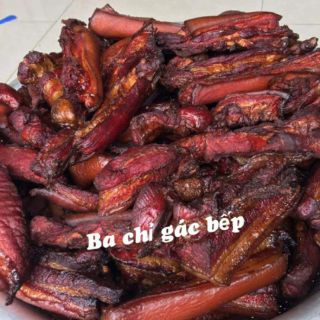 Ba chỉ gác bếp Tây Bắc