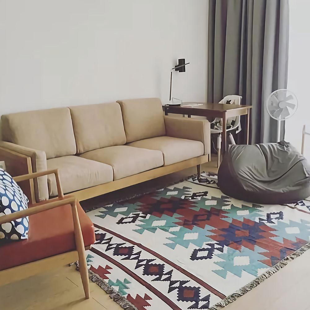 Thảm Trang Trí Sofa Họa Tiết Dân Tộc