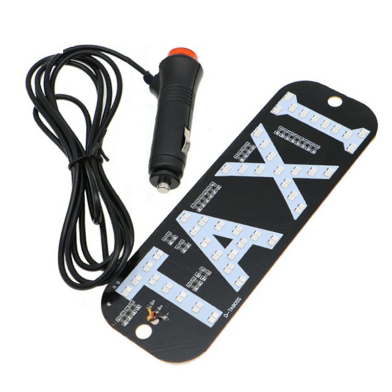 Đèn LED chữ Taxi thay thế gắn kính chắn gió xe hơi