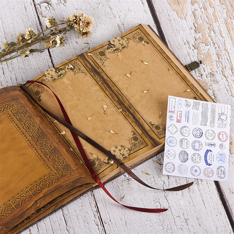 DIY Travel Photo Album 146Page Journal Adventure Book Handmade Album Memory Scrapbook Wedding Kỷ niệm chuyến du lịch Album ảnh