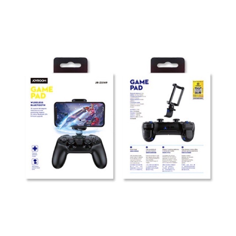 Tay cầm chơi game Bluetooth Gamepad 2.4ghz JOYROOM ZS149 (Đỏ)