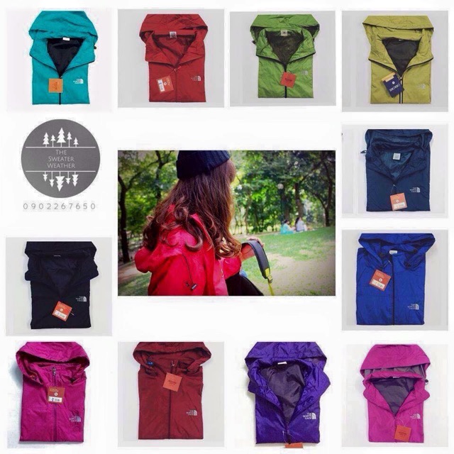 Áo gió The North Face 2 lớp, đủ size M,L,XL | BigBuy360 - bigbuy360.vn