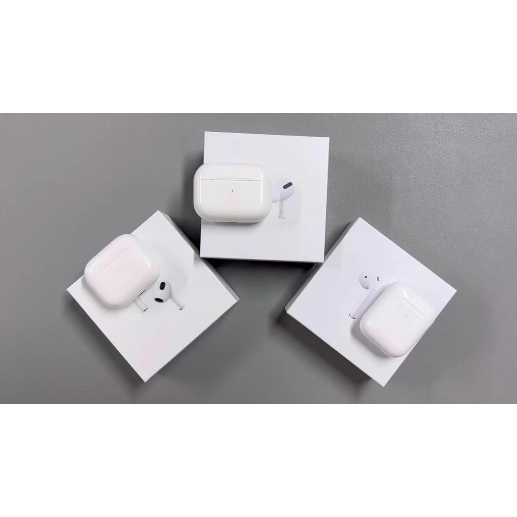 Tai Nghe Bluetooth AP 2,Tai Nghe Không Dây Bản Cao Cấp, Sạc Không Dây, Định Vị, Đổi Tên Full Chức Năng Bảo Hành 6 Tháng