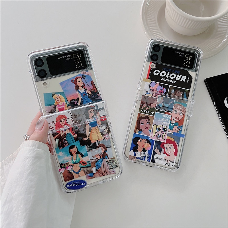 Ốp Điện Thoại PC Cứng Trong Suốt Chống Sốc Cho Samsung Galaxy Z Flip 4 Z Flip 3 5G Z Flip 4 Zflip3 Z Flip4 Z Flip 3