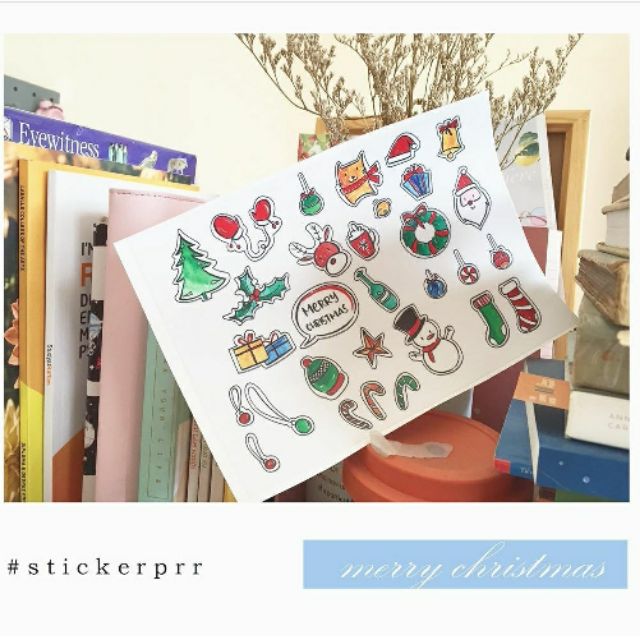 Sticker dán Noel