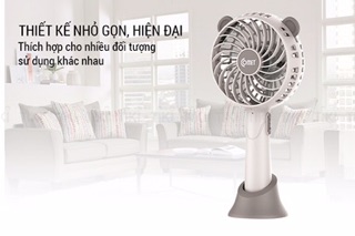 QUẠT SẠC CẦM TAY COMET CRF0804