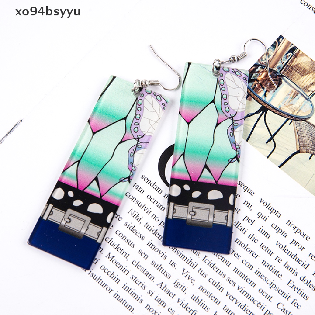 Khuyên Tai Dáng Tròn xo94bsyyu Bằng Acrylic Phong Cách Anime Cho Nữ