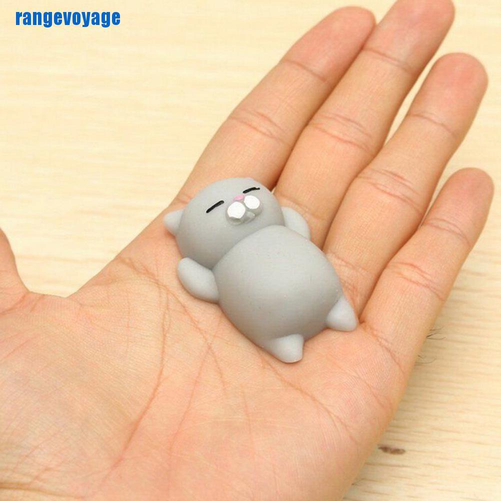 (Hàng Mới Về) Đồ Chơi Nắn Bóp Đàn Hồi Giảm Stress Hình Mèo Dễ Thương