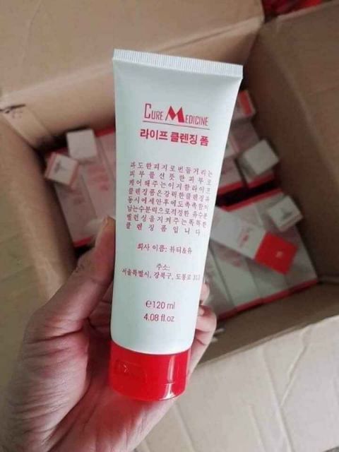 Sữa rửa mặt cure chuẩn hàn