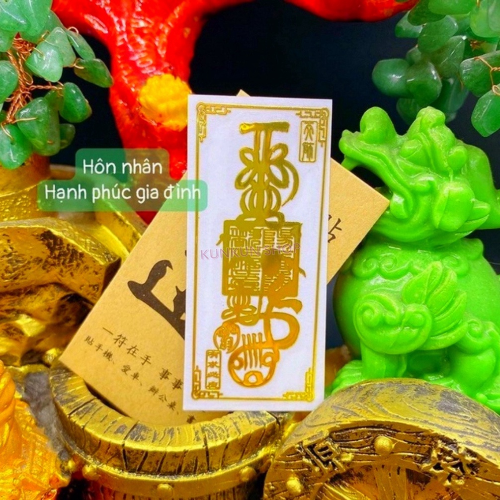 Linh Phù dán Điện thoại mang tới Tài Lộc - May Mắn - Sức Khỏe