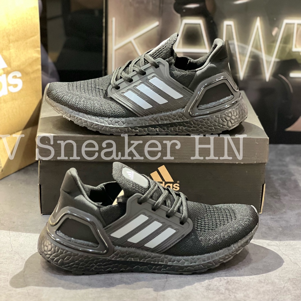 Giày Thể Thao Chạy Bộ Ultraboss 6.0 2020 Full Đen Triple Black Bản Cao Cấp Đen 7m Cá Tính Dành Cho Nam Nữ