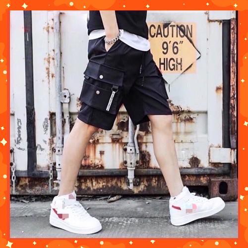 [ Kaki Dày - Chất Đẹp ] Quần sooc kaki túi hộp dây khoá chữ siêu phẩm mới cực chất , quần short nam | BigBuy360 - bigbuy360.vn