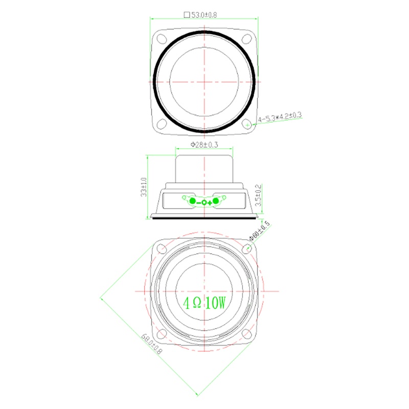 Loa zzz 53mm 10W 4Ohm Âm Thanh Hay Và Phụ Kiện