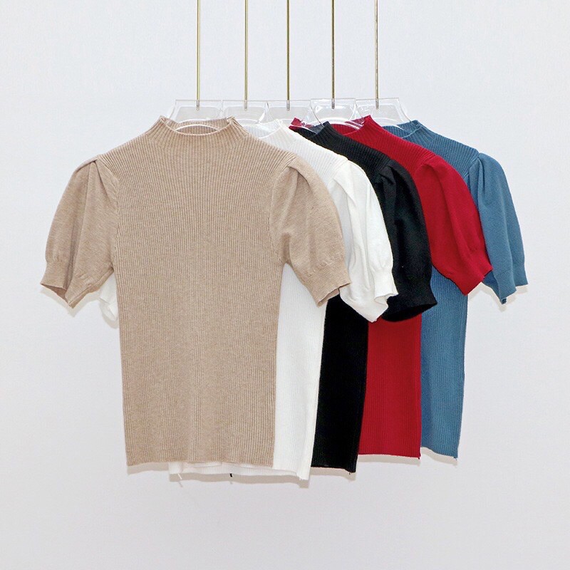 ÁO LEN CỘC TAY TRƠN TAY BỒNG ĐẸP 🤩 ÁO LEN NỮ TAY BỒNG LÔNG CỪU MỎNG | BigBuy360 - bigbuy360.vn