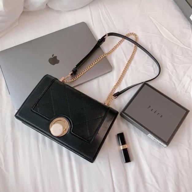 Túi pê zô khoá tròn đá size 22 siêu sang hàng cao cấp