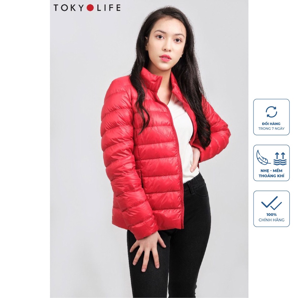 [Mã WABRTK153 giảm 12% đơn 250K] Áo Khoác Lông Vũ Cao Cấp Siêu Nhẹ, Ấm 3 lớp Nữ dài tay TOKYOLIFE H1/I9JCK601F