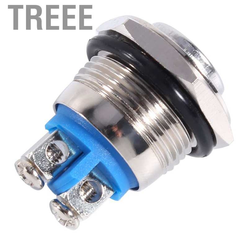 Công Tắc Còi Dạng Nhấn Bằng Kim Loại Chống Nước Treee 16mm