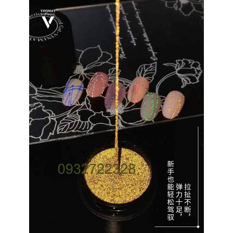 gel nhện vinimay siêu sáng 6 màu