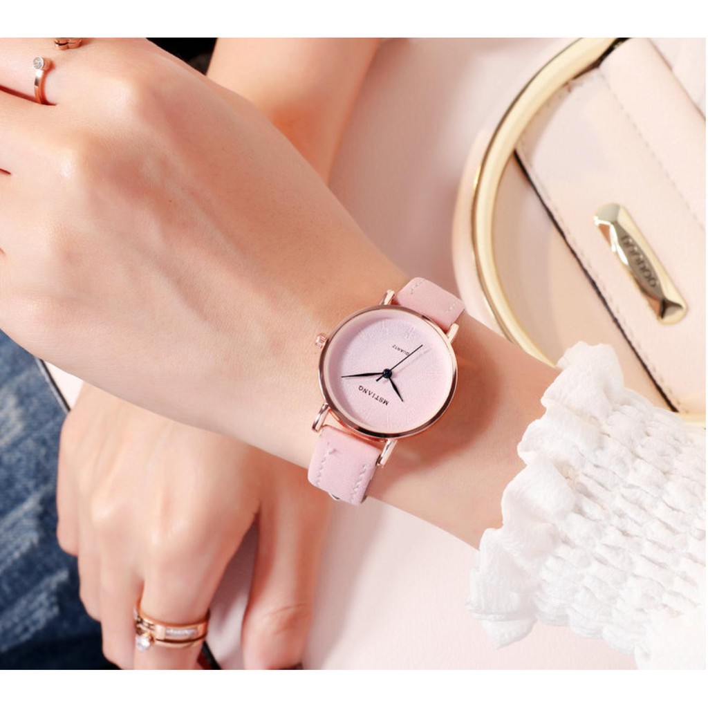 [CỰC ĐẸP] ĐỒNG HỒ NỮ DÂY DA MSTIANQ PHIÊN BẢN BEAUTIFUL GIRL THỜI TRANG CỰC ĐẸP | BigBuy360 - bigbuy360.vn