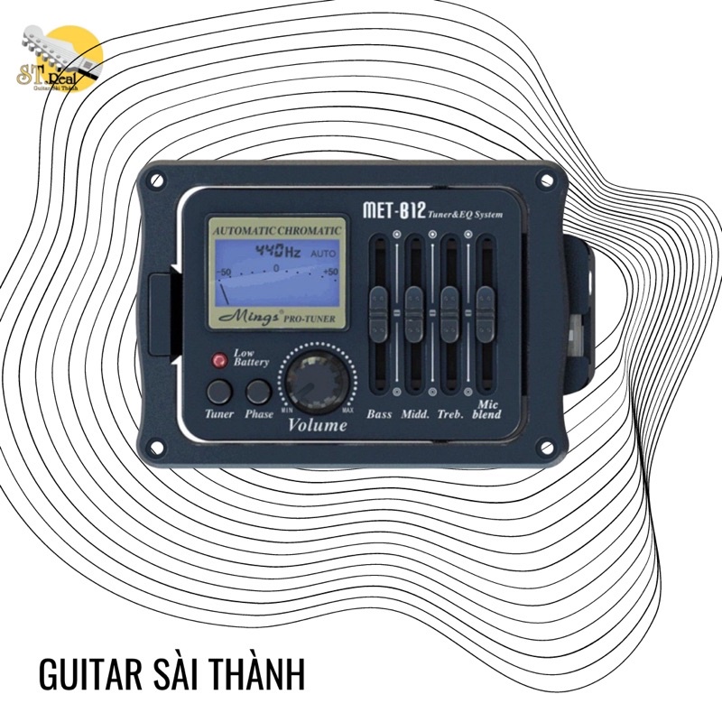 Bộ Khuyếch Đại Âm Thanh ST.Real Guitar Sài Thành MÃ EQ MET B12