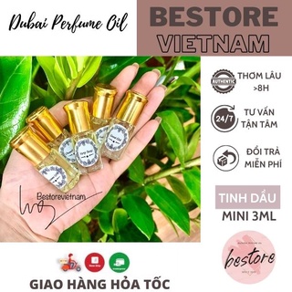 Tinh dầu nước hoa Dubai mini dành cho nữ ngọt ngào, thơm lâu 3ml|20 mùi lựa chọn|Bestore Vietnam